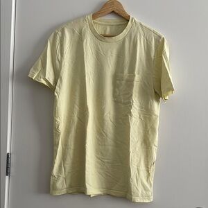 GAP Yellow Standard Fit Pocket Tee Made With 100% Organically Grown Cotton